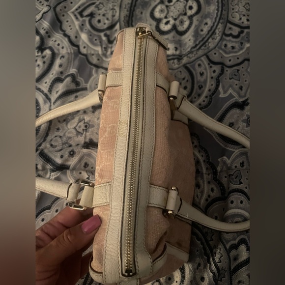 Gucci Boston bag in pink monogram canvas - Picture 9 of 15